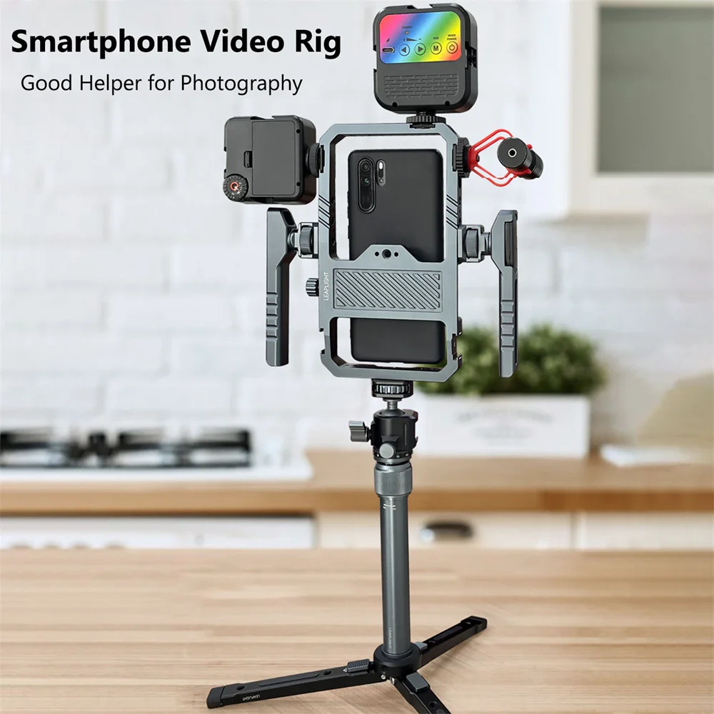 Photography Kit Samsung S26 Ultra - Universal Metal Phone Cage Smart Stabilizer