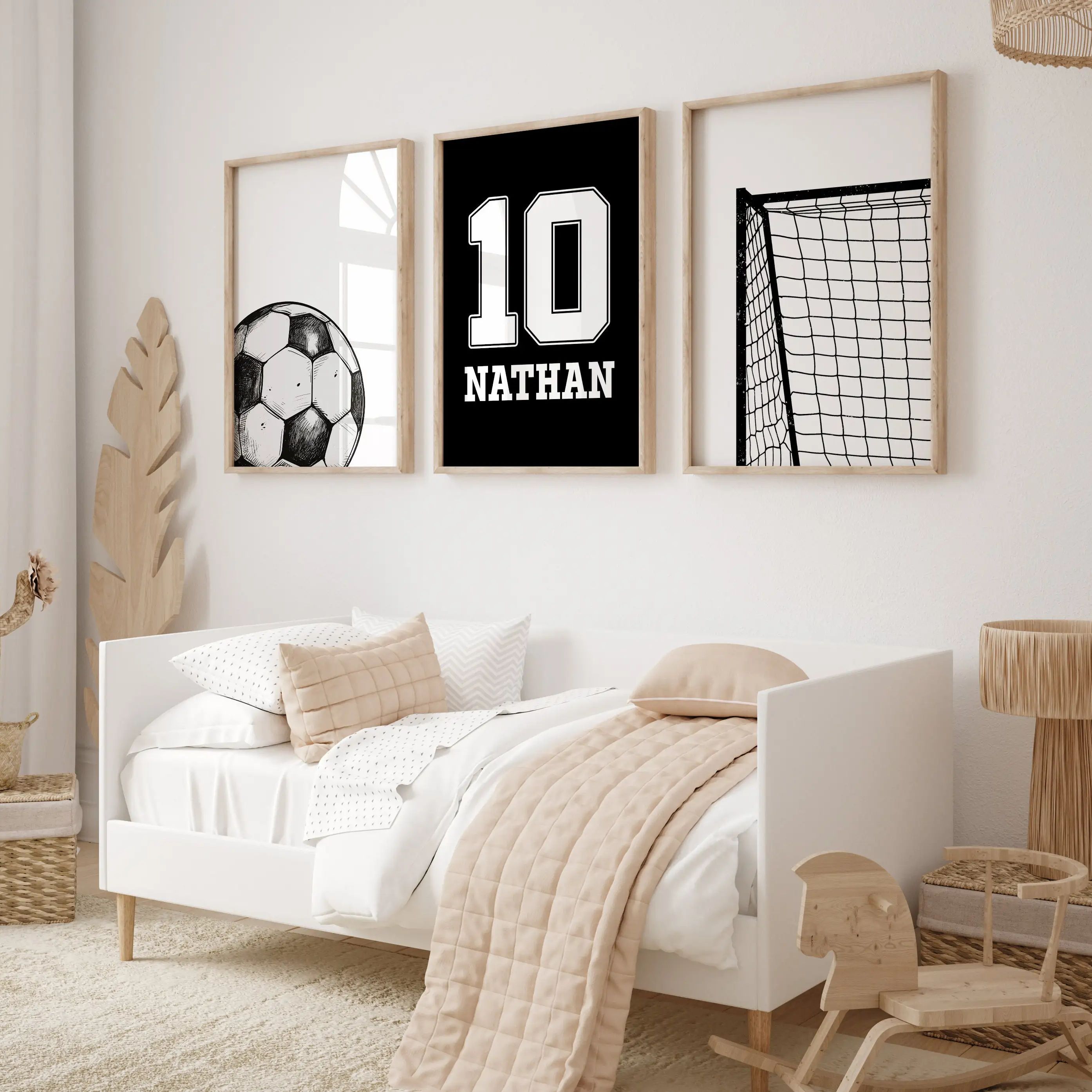 Photograph Lyrics - Custom Name and Number Soccer Wall