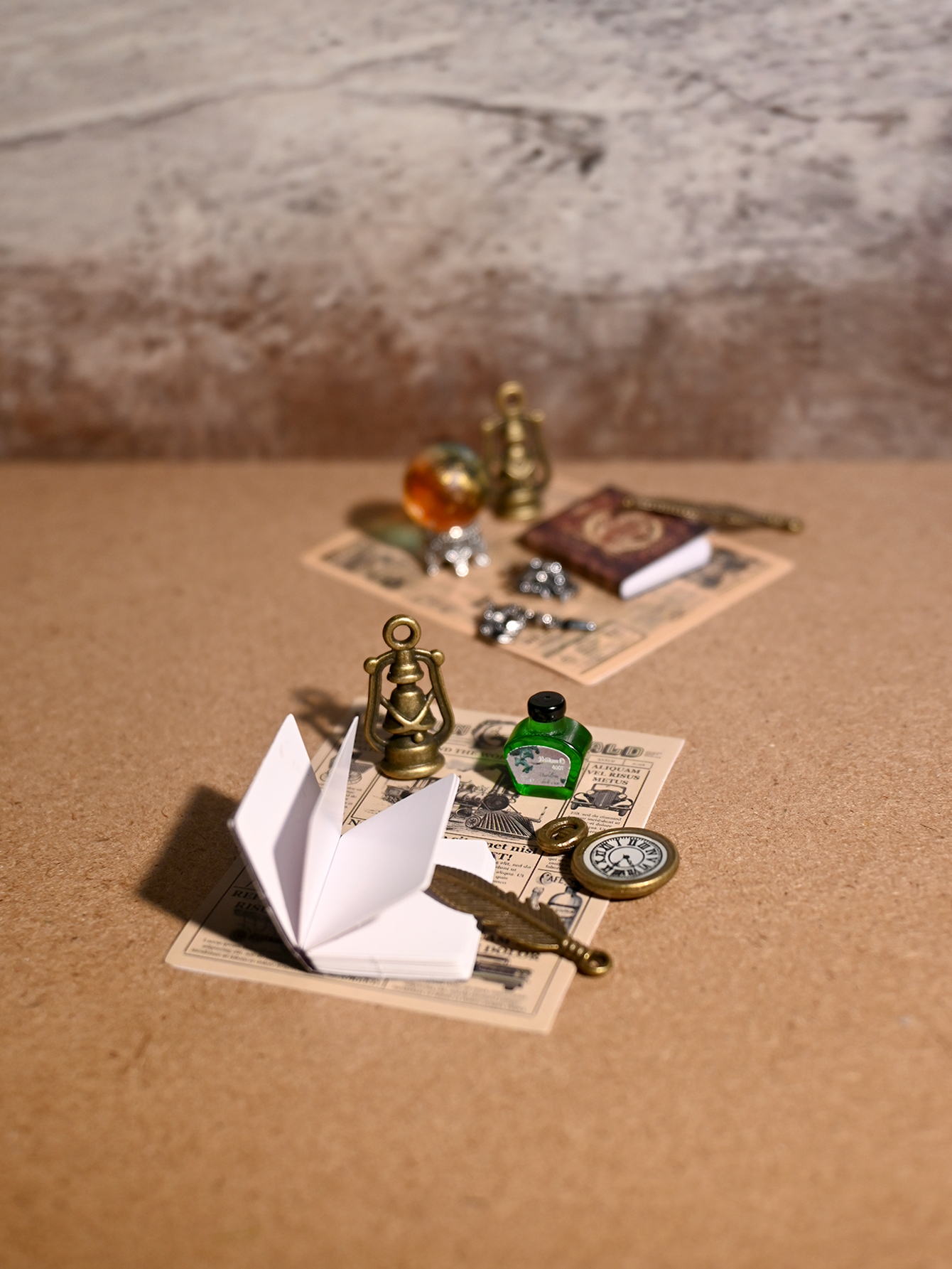 Photography Book - Miniature Replica Magic Vintage Book Set,