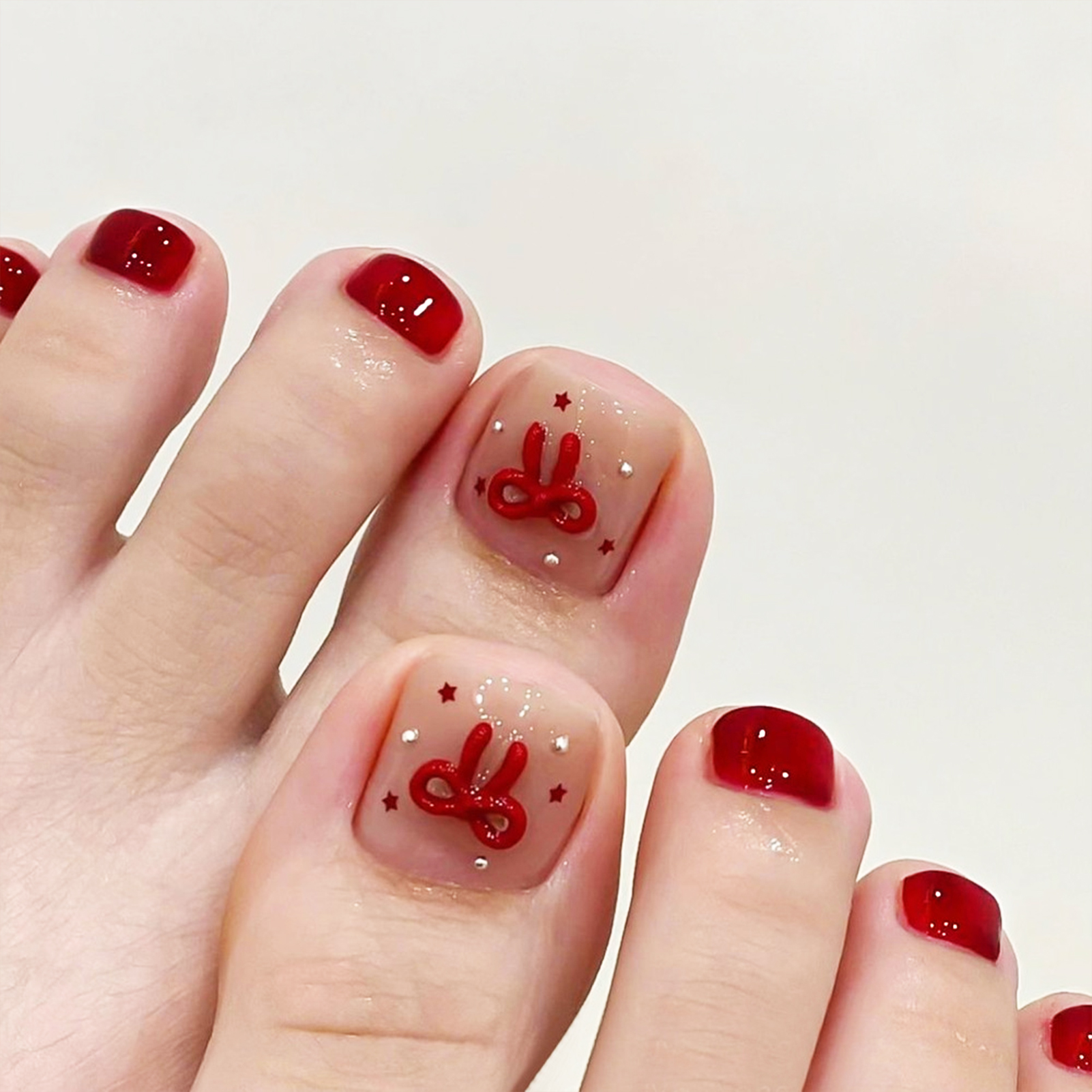 Nude Pink Color Fake Toenails  - đánh giá và giá Photography Tips