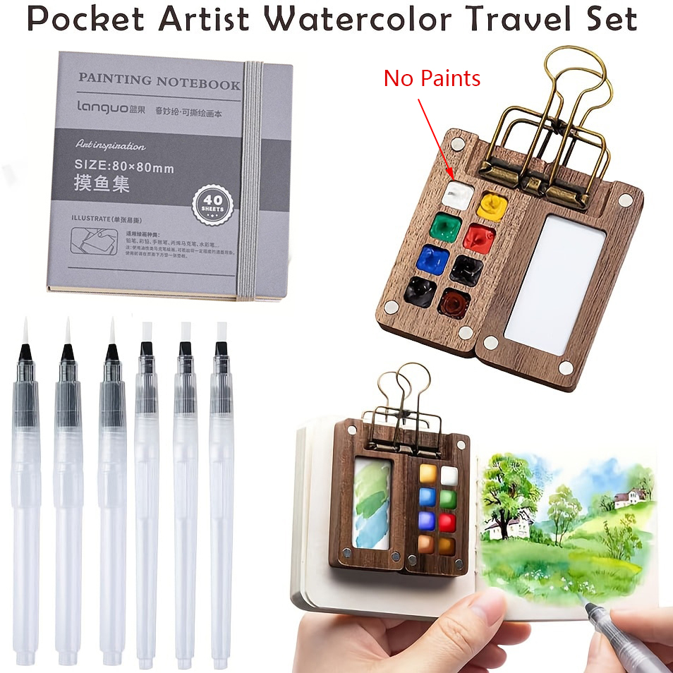 Portable Watercolor Set Travel - đánh giá và giá Photography Book