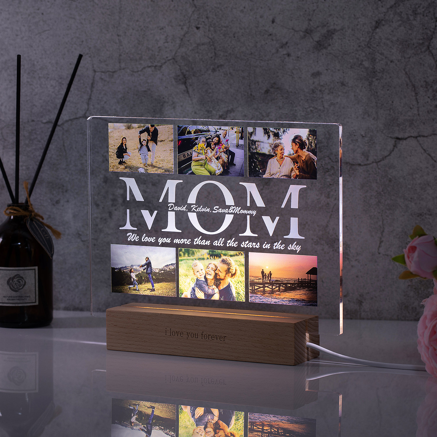 Personalized Custom Photo Text - đánh giá và giá Photography Bulb