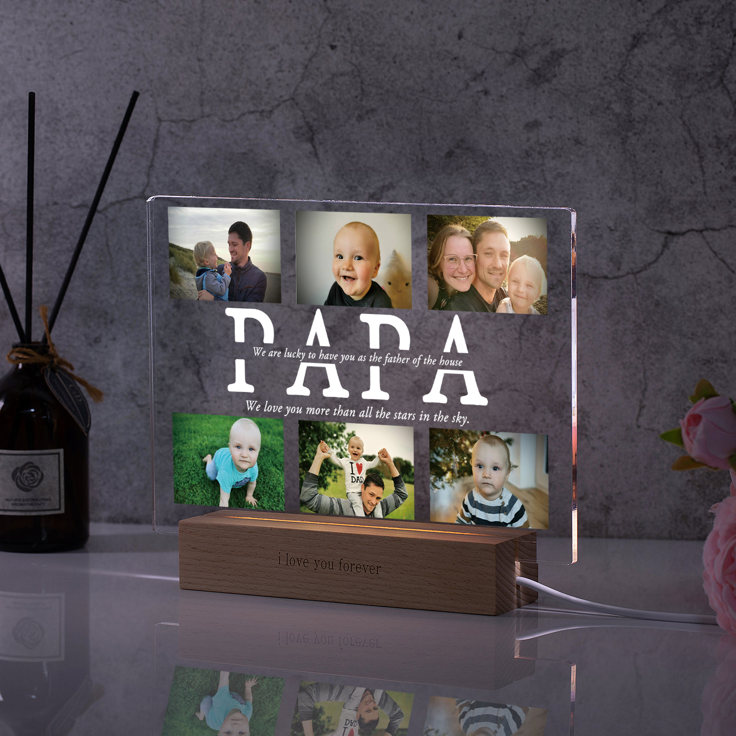 Personalized Custom Photo Text - đánh giá và giá Photography Bulb