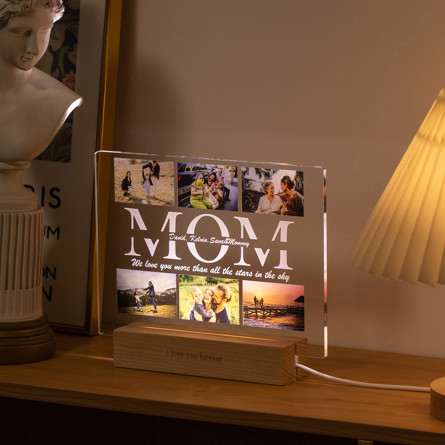 Personalized Custom Photo Text - đánh giá và giá Photography Bulb