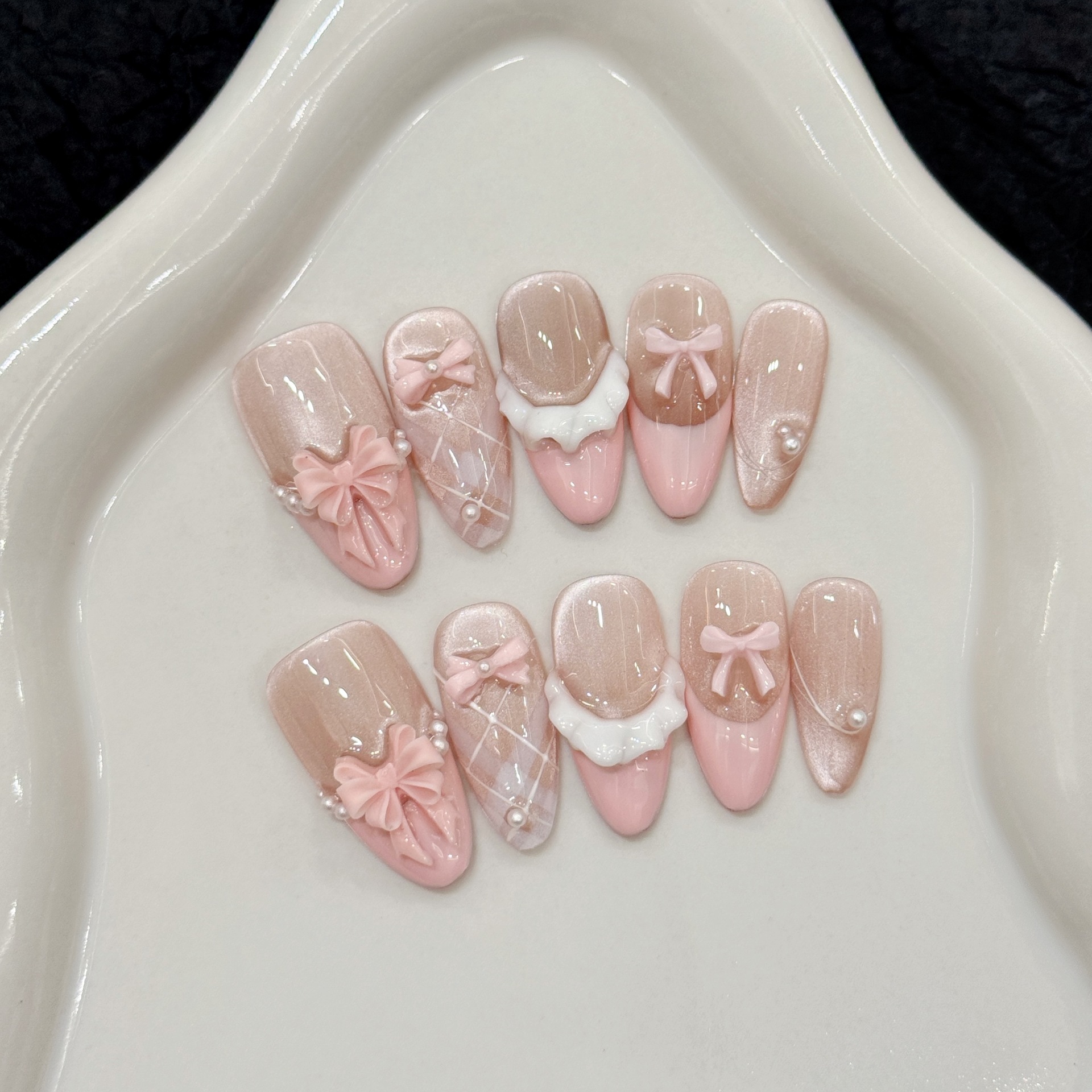 10pcs Handmade Press on Nails  - đánh giá và giá Photography Tips