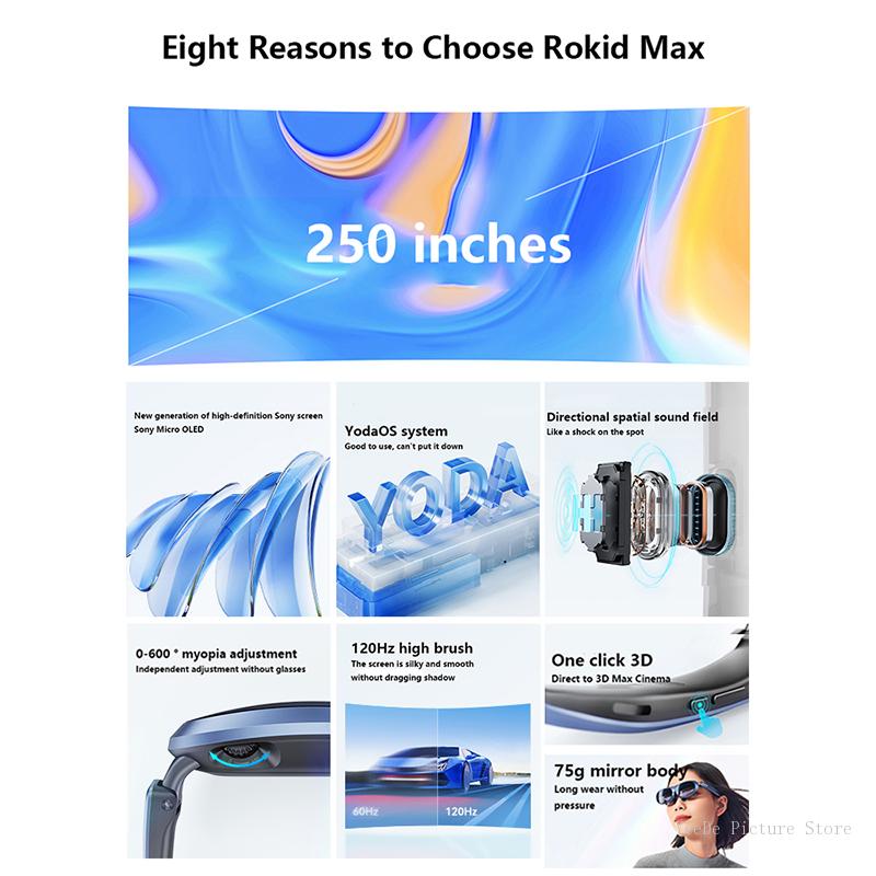 Rokid Max AR 3D Smart Glasses  - đánh giá và giá Handheld Stabilizer Gimbal