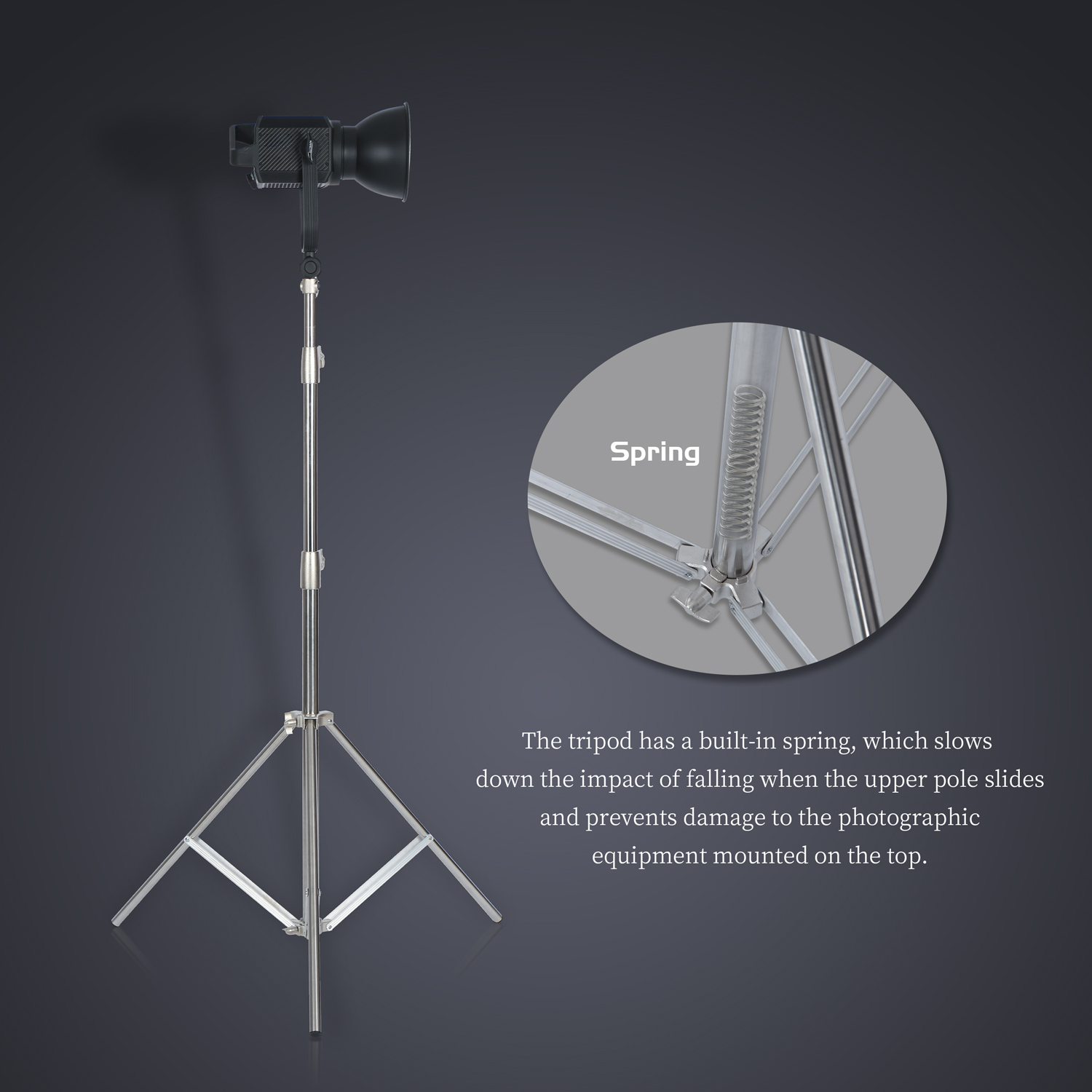 SH 2.8M Stainless Steel Light  - đánh giá và giá Photography Basics