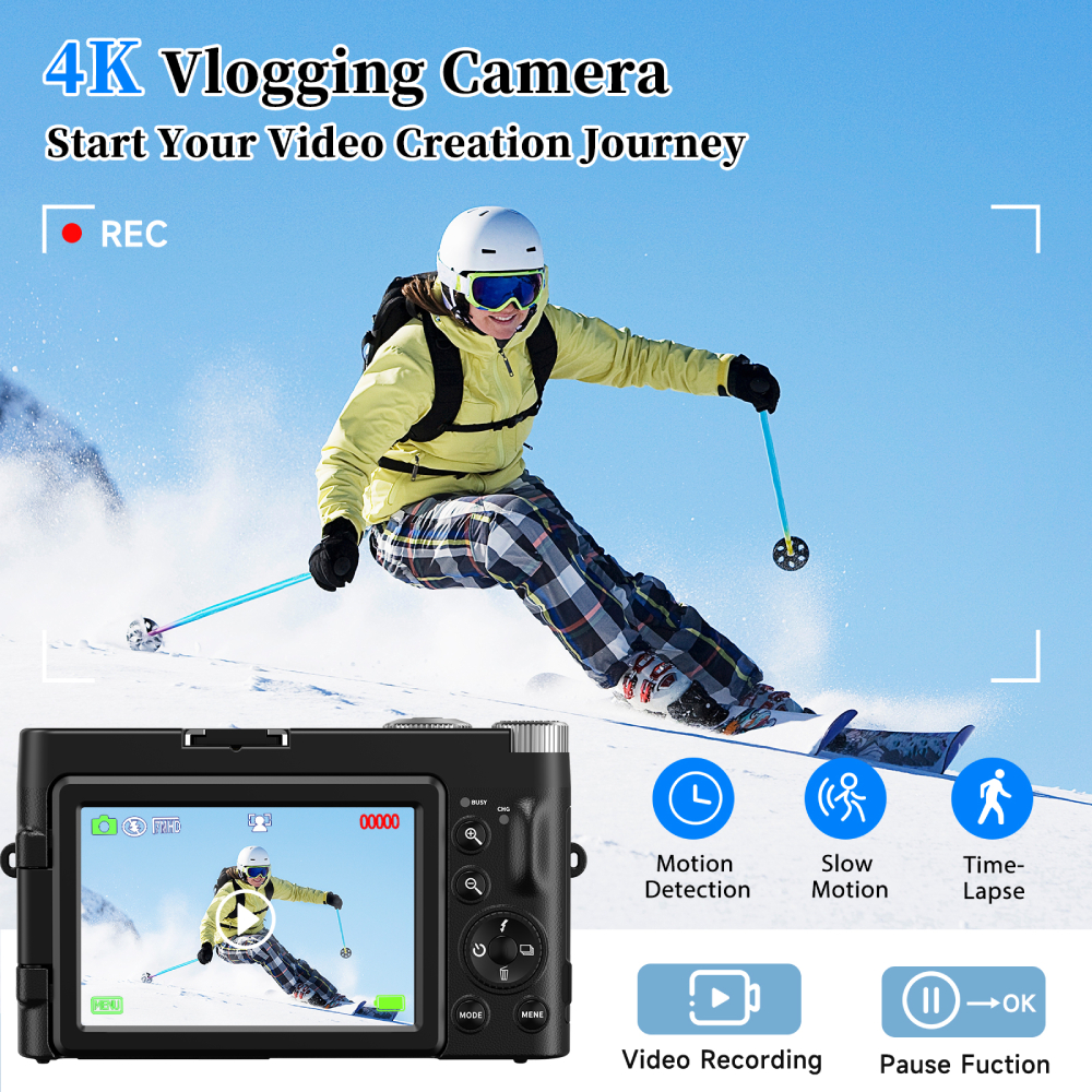 4K 48MP Compact Vlogging Camer - đánh giá và giá Photography Nature Images