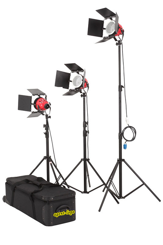 Kit 3* PRO 800w Red Head Conti - đánh giá và giá Photography Bulb