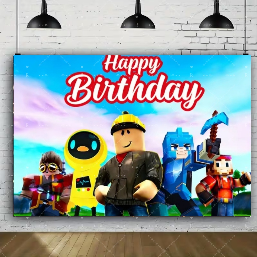 Roblox Birthday Party Decorati - đánh giá và giá Photography Sport
