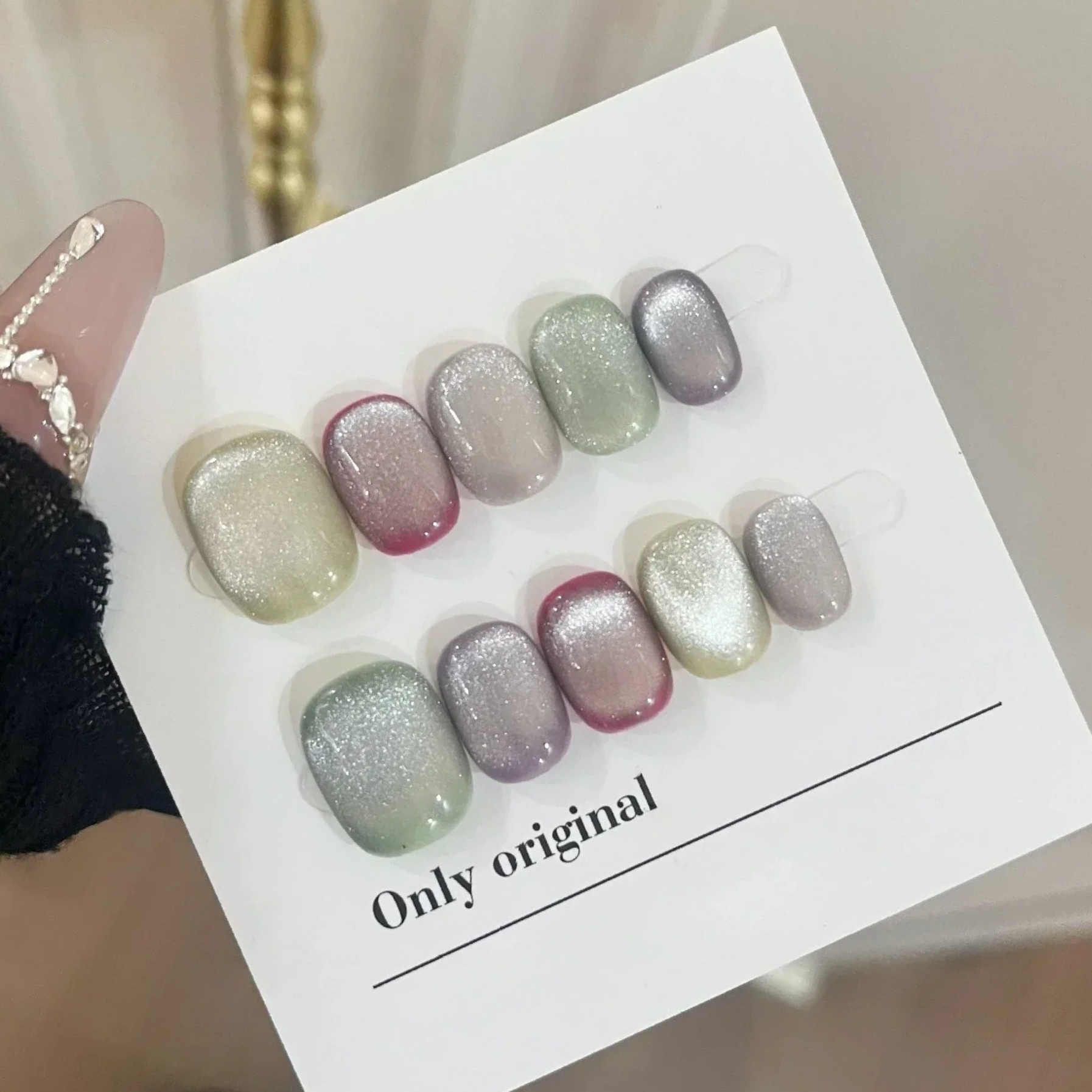 10Pcs Short Handmade Press On  - đánh giá và giá Photography Tips