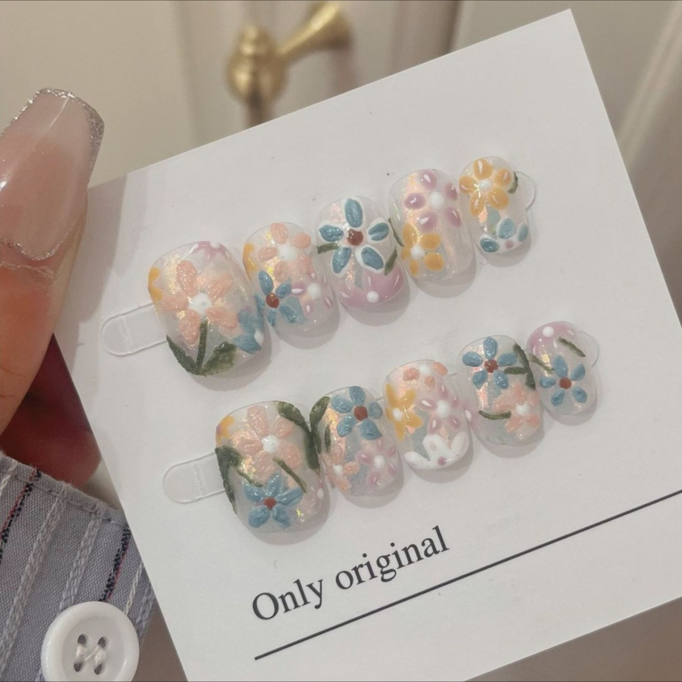 10Pcs Short Handmade Press On  - đánh giá và giá Photography Tips