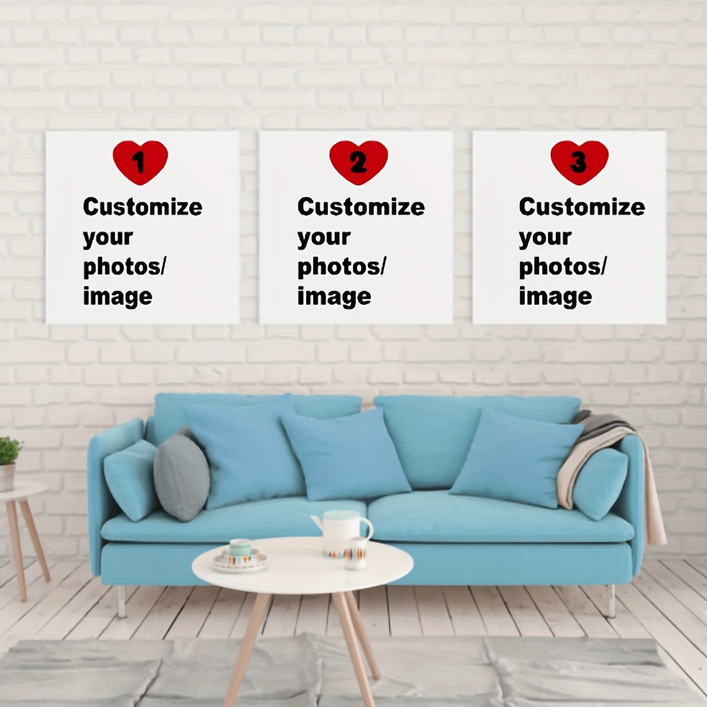 3pcs/set Custom Square Canvas  - đánh giá và giá Photograph Lyrics