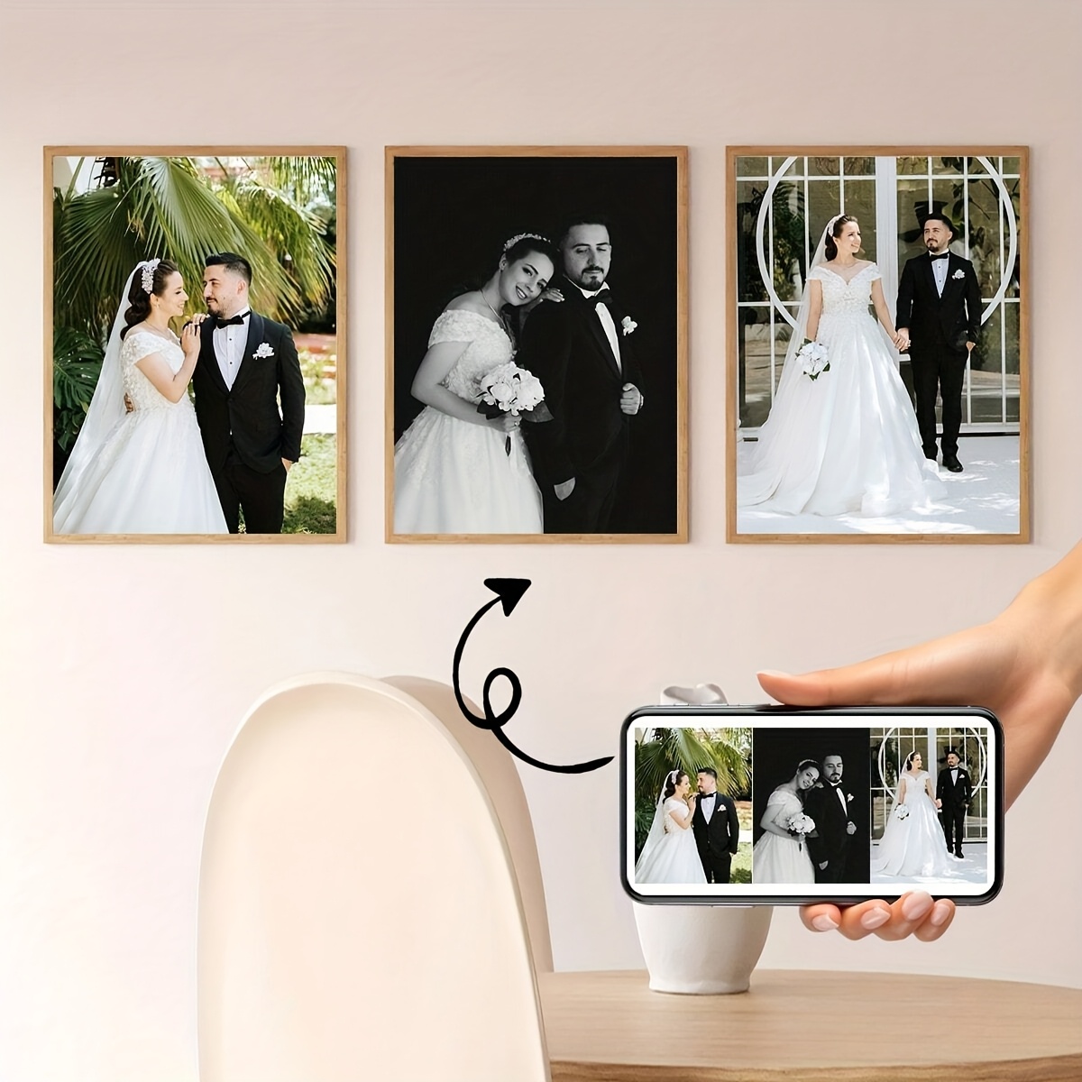 3pcs/set Custom Square Canvas  - đánh giá và giá Photograph Lyrics