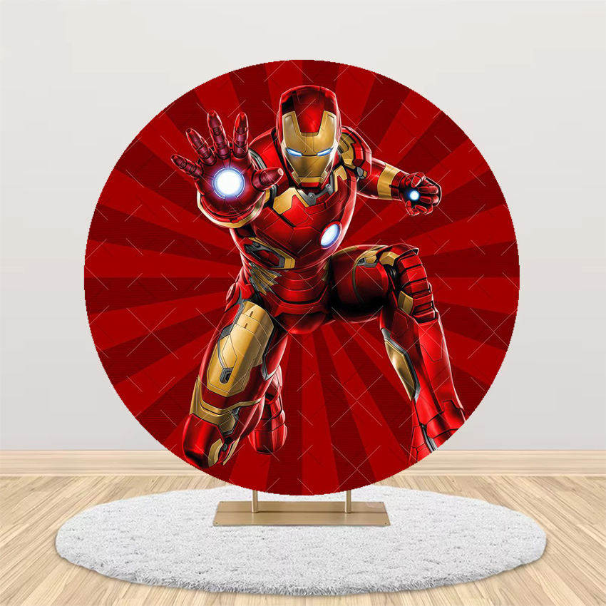 Avengers Theme Round Backdrop  - đánh giá và giá Photography Sport