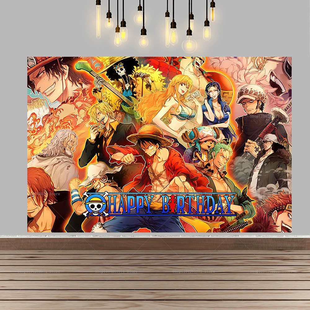 Anime One Piece Luffy Backdrop - đánh giá và giá Photography Sport