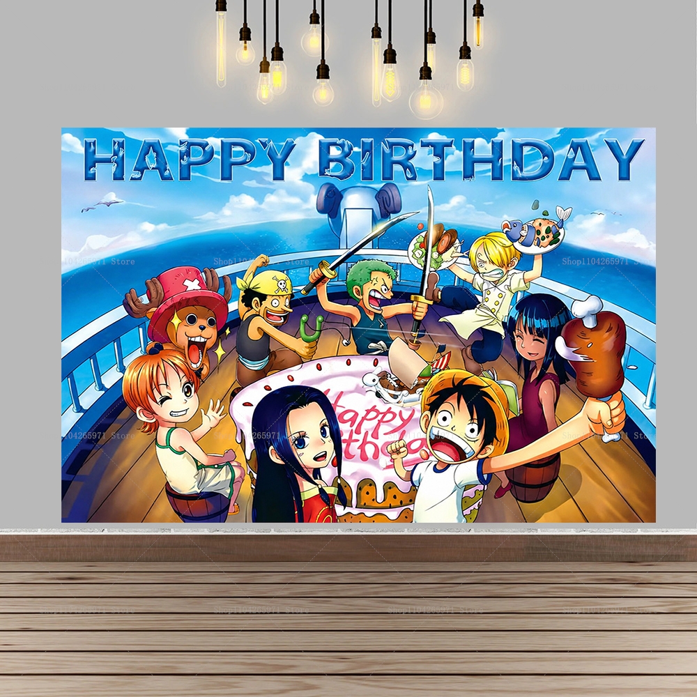 Anime One Piece Luffy Backdrop - đánh giá và giá Photography Sport