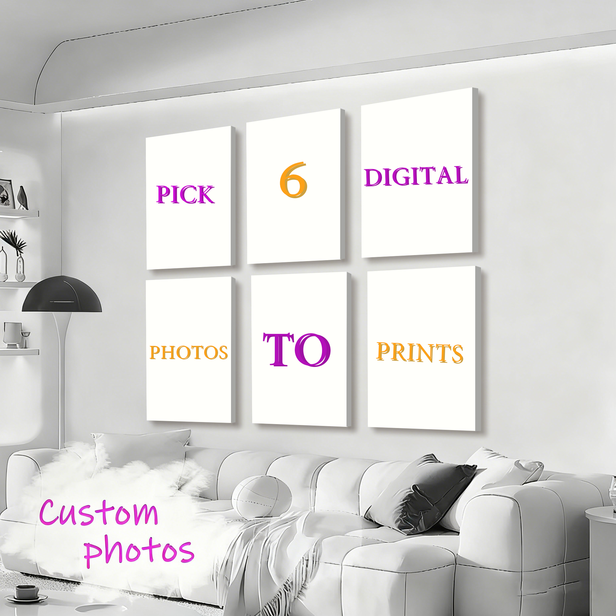 6pcs/set Custom Canvas Prints  - đánh giá và giá Photograph Lyrics