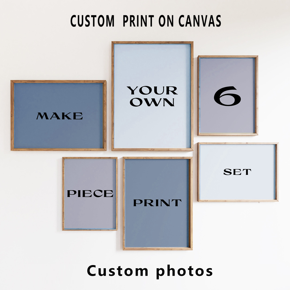 6pcs/set Custom Canvas Prints  - đánh giá và giá Photograph Lyrics